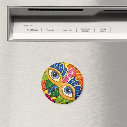 Venetiaans masker magneet (Insitu (Vaatwasser))