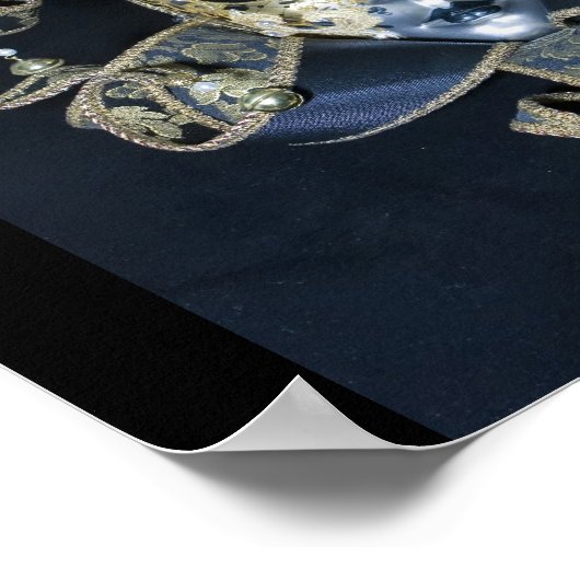 Venetiaans masker poster (Hoek)