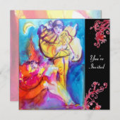 VENETIAANS MASKERADEN / MUZIKAAL NOCTURNE KAART (Voorkant / Achterkant)