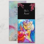 VENETIAANS MASKERADEN / MUZIKAAL NOCTURNE KAART (Voorkant / Achterkant)