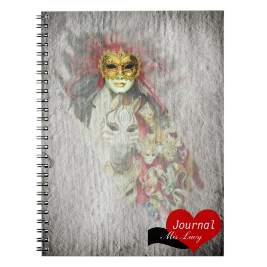 Venetiaans maskerartikel nr. 1 (Notitieboek) Notitieboek (Voorkant)