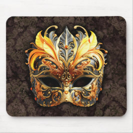 Venetiaans Maskerbal Gouden Masker Muismat