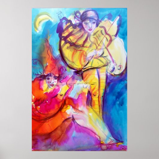 VENETIAANS MASKERBAL / MUZIKAAL NOCTURNE POSTER (Voorkant)