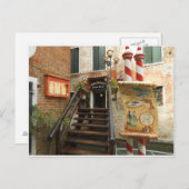 Venetiaans restaurant briefkaart (Voorkant / Achterkant)