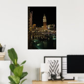 Venetiaans 's nachts poster (Thuiskantoor)