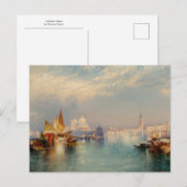 Venetiaans Scène door Thomas Moran Briefkaart (Voorkant / Achterkant)