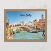 Venetiaanse Brug Van Rome Briefkaart (Voorkant)