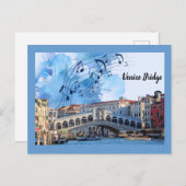 Venetiaanse Brug Van Rome Briefkaart (Voorkant / Achterkant)