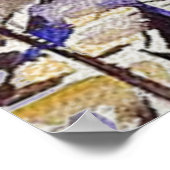 Venetiaanse bruiloft Script Waterverf Welkomstbord Poster (Hoek)