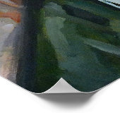 Venetiaanse Canal Originele Schilderij Poster (Hoek)