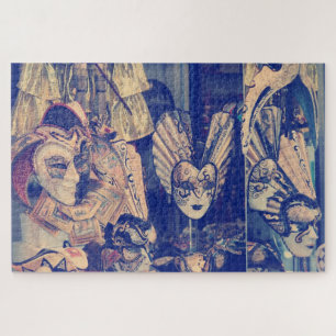 Venetiaanse carnavalmaskers Legpuzzel