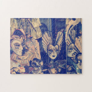 Venetiaanse carnavalmaskers Legpuzzel