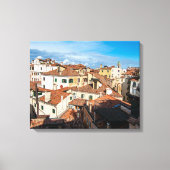 Venetiaanse Daken en Terrassen Canvas Afdruk (Voorkant)