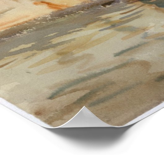 Venetiaanse doorgang poster (Hoek)