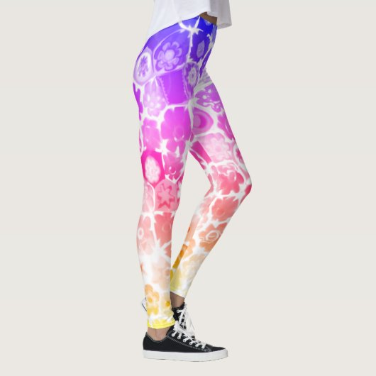 VENETIAANSE FLORA GLAS CAPRI LEGGINGS (Rechts)