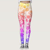 VENETIAANSE FLORA GLAS CAPRI LEGGINGS (Voorkant)