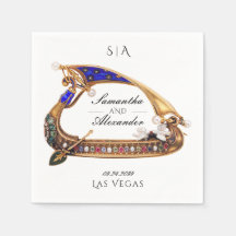 Venetiaanse gondel  zwart-wit bruiloft