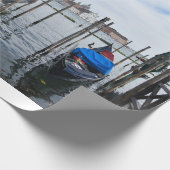 Venetiaanse gondels cadeaupapier (Hoek)