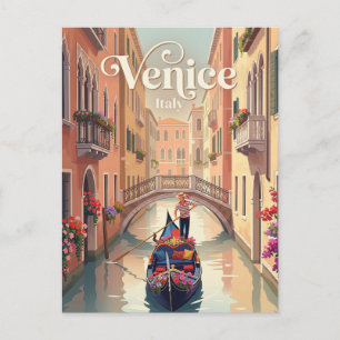 Venetiaanse gondeltocht Italië Briefkaart