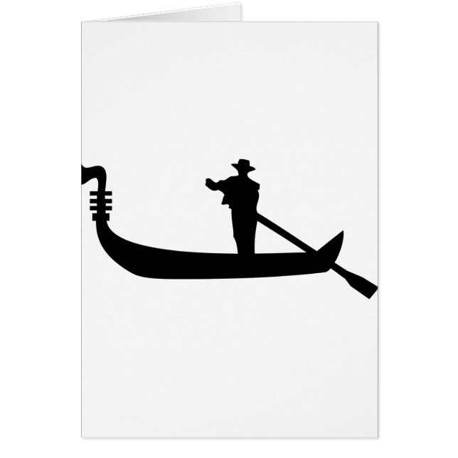 venetiaanse gondola (Voorkant)