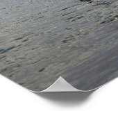 Venetiaanse gondola bij zonsondergang poster (Hoek)