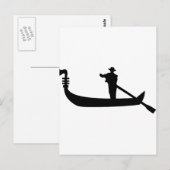 venetiaanse gondola briefkaart (Voorkant / Achterkant)