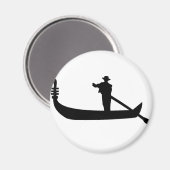 venetiaanse gondola magneet (Voorkant / Achterkant)