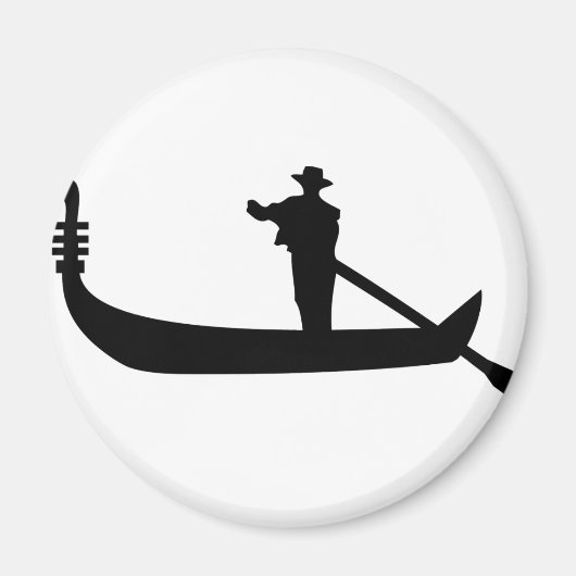 venetiaanse gondola magneet (Voorkant)