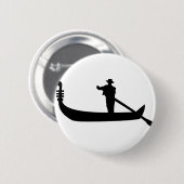 venetiaanse gondola ronde button 5,7 cm (Voorkant /achterkant)