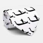 venetiaanse gondola stropdas (Opgerold)