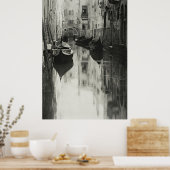Venetiaanse grachtengordel:  Stieglitz-kunst Poster (Keuken)