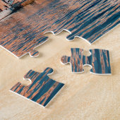 Venetiaanse haven in Chania op het blauwe uur op K Legpuzzel (Zijkant)