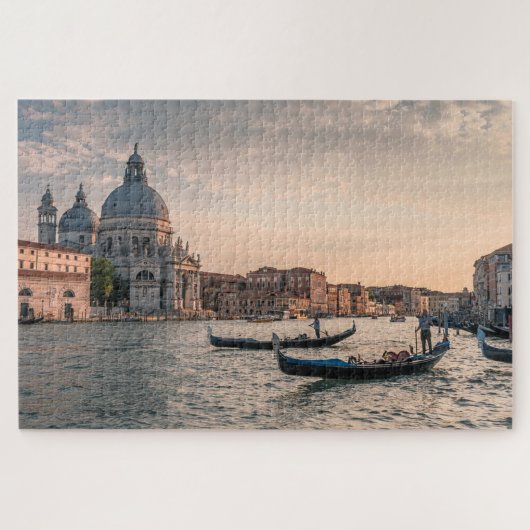 Venetiaanse kanaalgondels Italië Legpuzzel (Horizontaal)