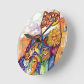 Venetiaanse kat ronde klok (Hoek)