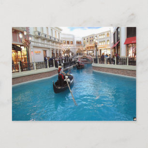 Venetiaanse Las Vegas Gondolas Foto Briefkaart