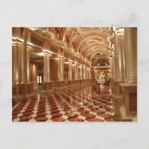 Venetiaanse Las Vegas Lobby Briefkaarten