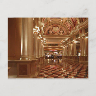 Venetiaanse Las Vegas Lobby Briefkaarten
