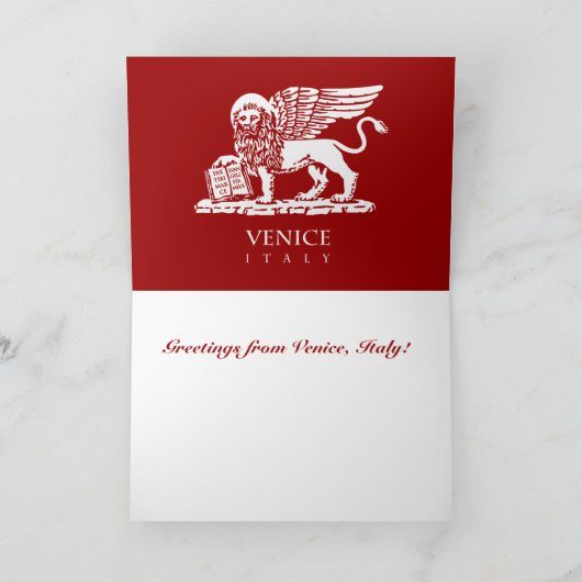 Venetiaanse Leeuw Kaart (Binnen)