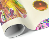 VENETIAANSE MARDI GRAS MASKERS MASKERADE GEZICHTEN CADEAUPAPIER (Rol Hoek)