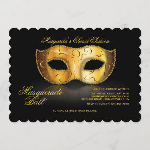 Venetiaanse Masker Uitnodiging