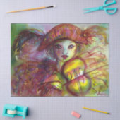 VENETIAANSE MASKERADE / HARLEKIJN VIOOLSPELER TISSUEPAPIER (Craft)