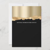 Venetiaanse maskerade verjaardagsglam masker roos  kaart (Achterkant)