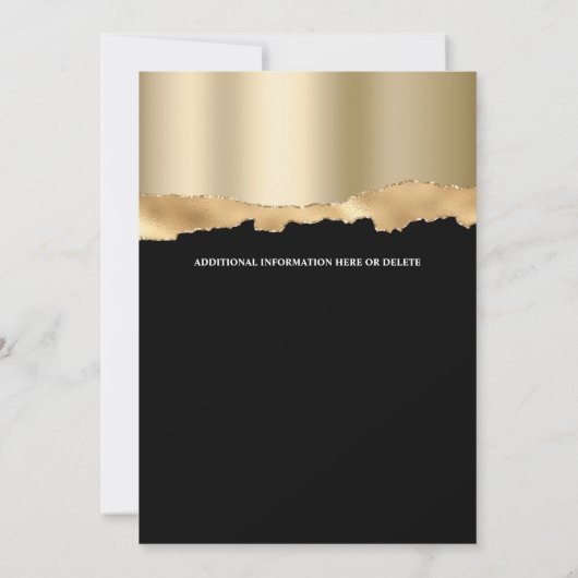 Venetiaanse maskerade verjaardagsglam masker roos kaart (Achterkant)