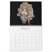 Venetiaanse maskerkalender kalender (Feb 2027)