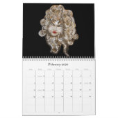 Venetiaanse maskerkalender kalender (Feb 2026)