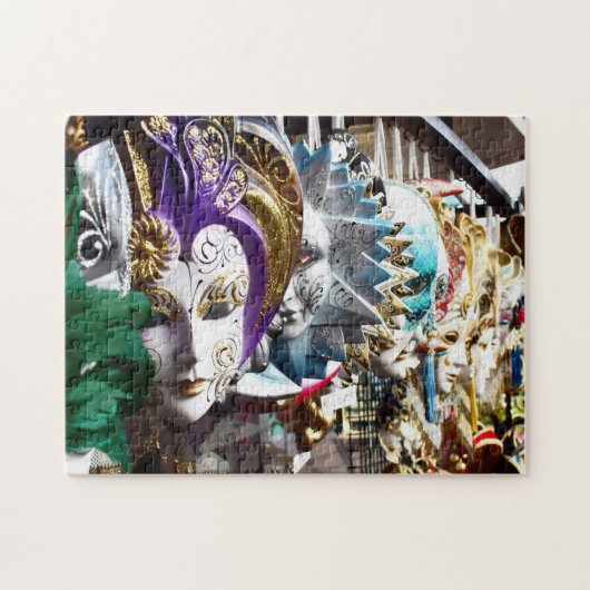 Venetiaanse maskers 1 legpuzzel (Horizontaal)