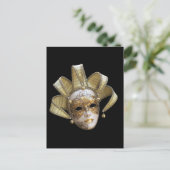 Venetiaanse maskers briefkaart (Staand voorkant)