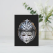 Venetiaanse maskers briefkaart (Staand voorkant)
