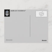 Venetiaanse maskers briefkaart (Achterkant)