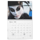 Venetiaanse maskers kalender (Feb 2026)